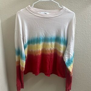 Daydreamer long sleeve tie-dye shirt